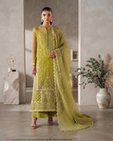 Dhanak Embroidered 3Pc Suit | IC-1005