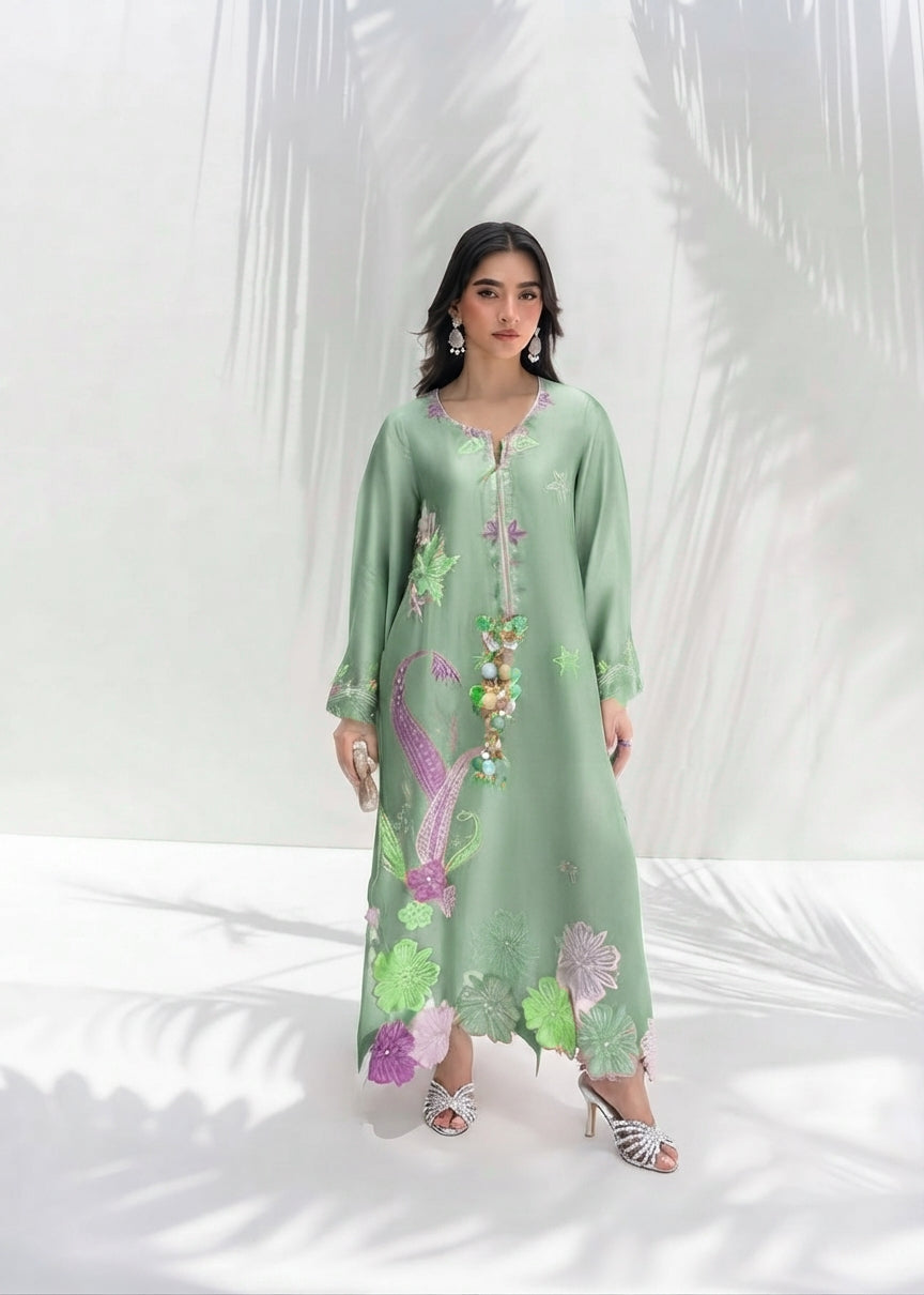 ETHNIC / LAAM – Shamoz Silk Embroidered 2PC