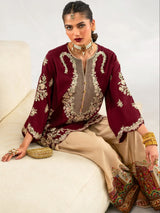 Ethnic Shamoz Silk Embroidered 2PC