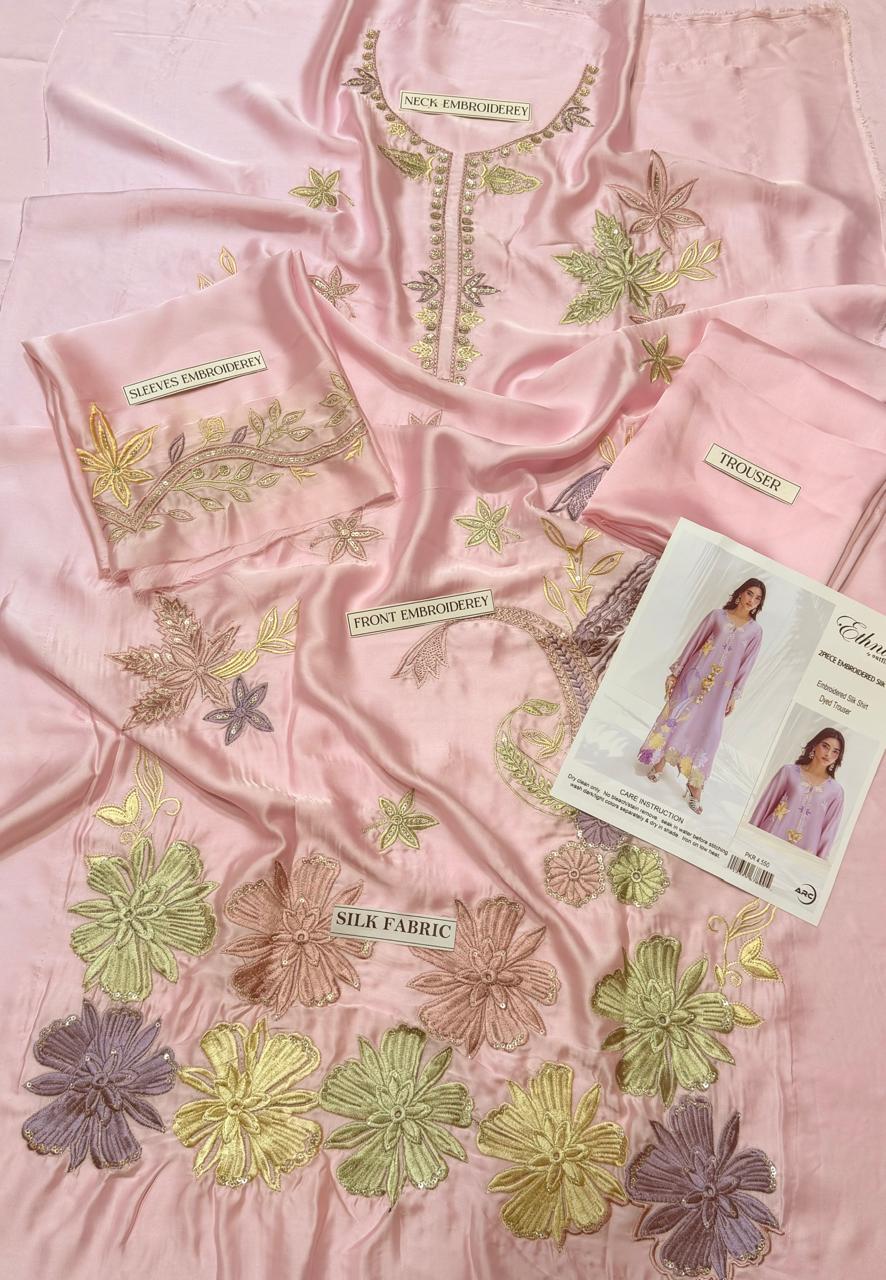 ETHNIC / LAAM – Shamoz Silk Embroidered 2PC