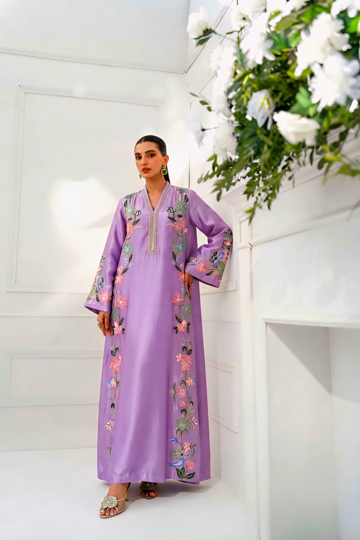 ETHNIC / LAAM – Shamoz Silk Embroidered 2PC