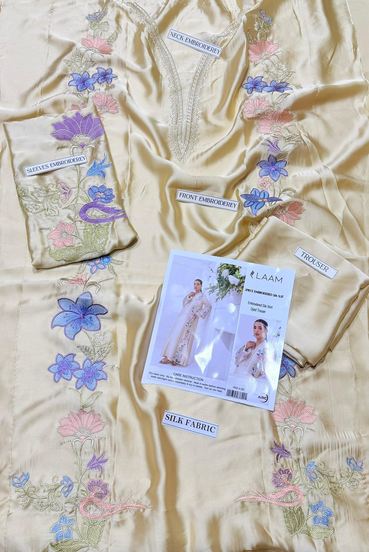 ETHNIC / LAAM – Shamoz Silk Embroidered 2PC