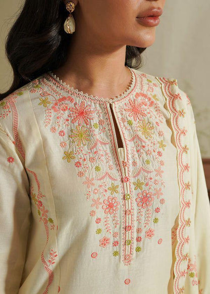 Dhanak Embroidered 3Pc Suit | IC-5123