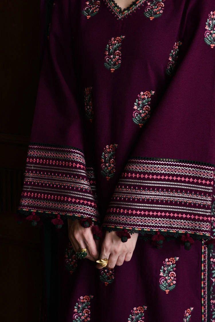 Dhanak Embroidered 3Pc Suit | IC-5190