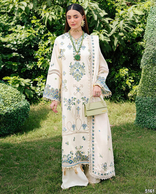 Dhanak  3PEmbroideredc Suit | IC-5161