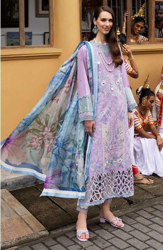 Dhanak Embroidered 3Pc Suit | IC-5156